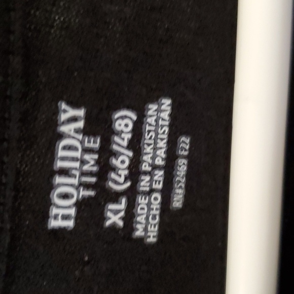 Holiday Time black SS Tee Stay Jolly Size XL - Picture 2 of 6